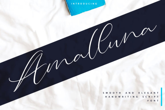 Amalluna: A Handwritten Typeface for Editorial Elegance