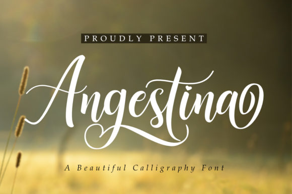 Angestina: A Charming Handwritten Typeface for Elegant Branding