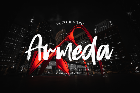 Armeda: A Handwritten Font for Polished Branding