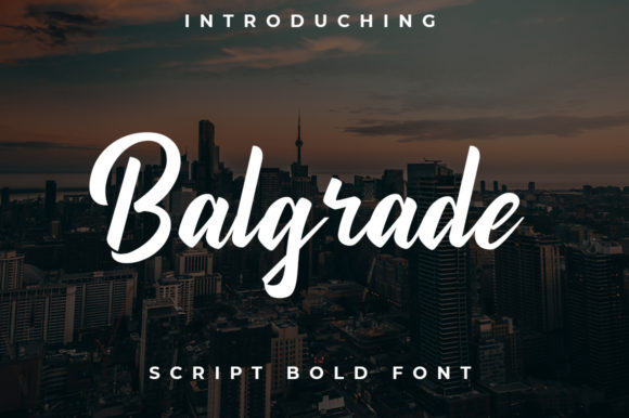 Balgrade: A Handwritten Font for Makers