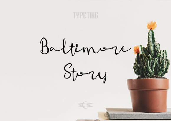 Baltimore Story Font for Authentic Branding