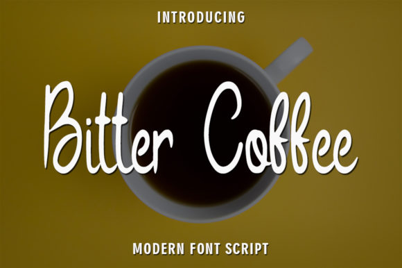 Bitter Coffee Font: A Crafter’s Guide