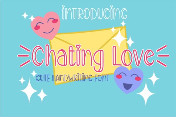 Chating Love: A Handwritten Font for Small Business Branding