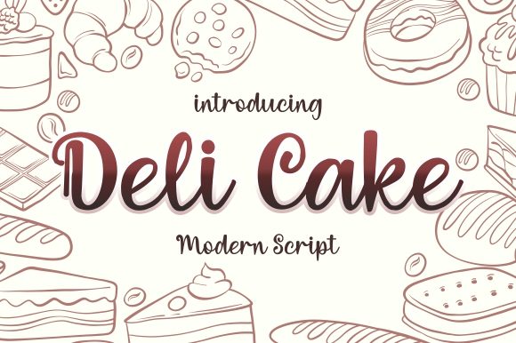 Deli Cake: A Handwritten Font for Digital Design