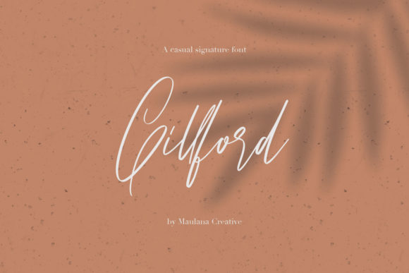 Gillford Script Font for Makers