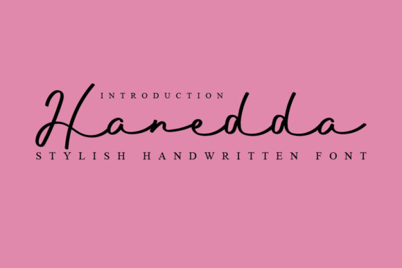 Hanedda: A Sweet Handwritten Font for Makers