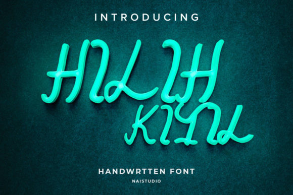 Hilih Kitil: A Handwritten Typeface for Editorial Charm