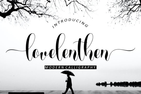 Lovelenthen Font: Elegant Script for Crafters