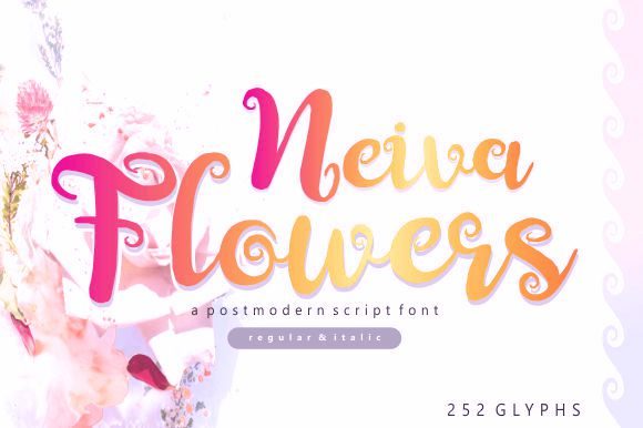 Neiva Flowers: A Handwritten Font for Clear Campaigns