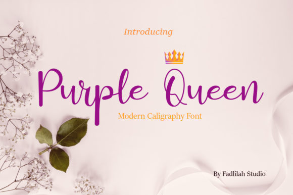 Purple Queen Font: Elevate Your Brand Identity