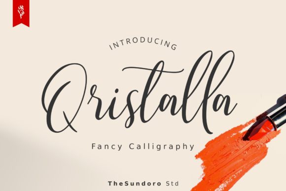 Qristalla: A Script Font for Scroll-Stopping Designs