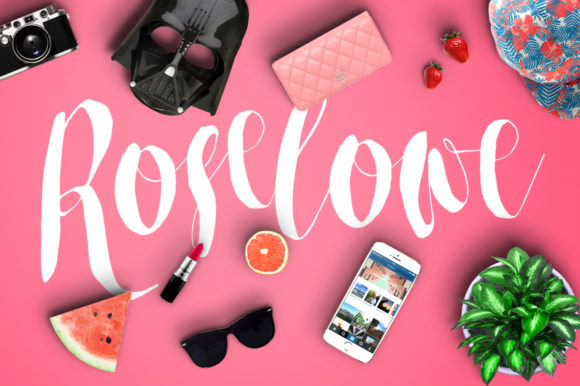 Roselowe: A Modern Handwritten Font for Web Design