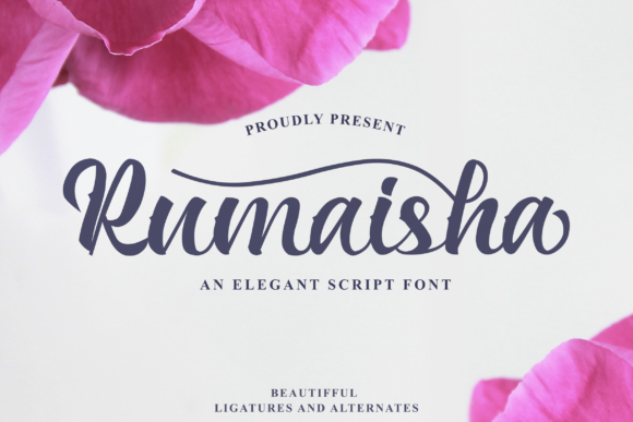 Rumaisha: A Flowing Script Font for Elegant Branding