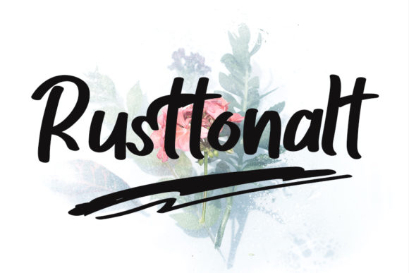 Rusttonalt: The Handwritten Font for Bold Branding