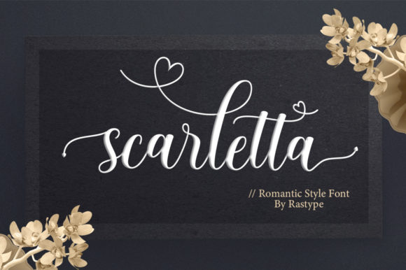 Scarletta: A Sweet Calligraphy Font for Branding