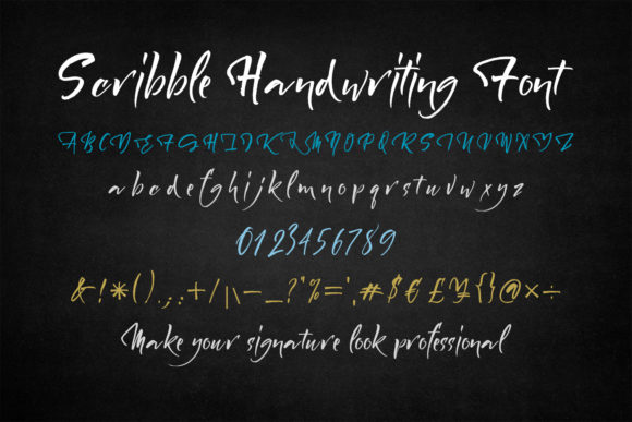 Scribble Font: Elevating Brand Identity with Elegant Script