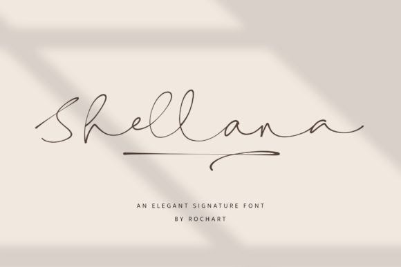 Shellana Font: Elegant Script for Handmade Creators