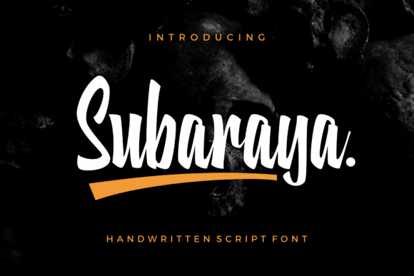 Subaraya: A Handwritten Font for Digital Design