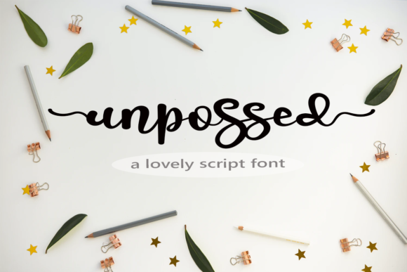 Unpossed: A Handwritten Font for Modern Web Design